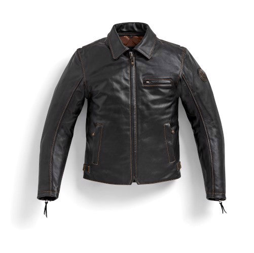 New Men Black BMW Branded Motorcycle Leather Racing Biker Jacket