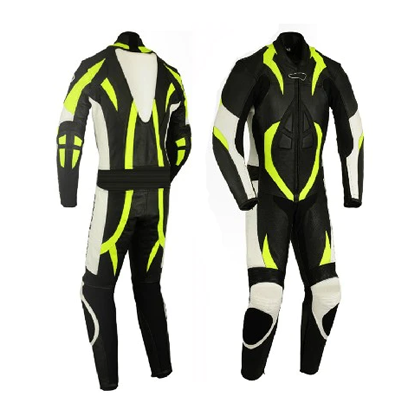 New BMW Motorcycle Sports Leather MotorGP Biker Suit For Men With Multicolour