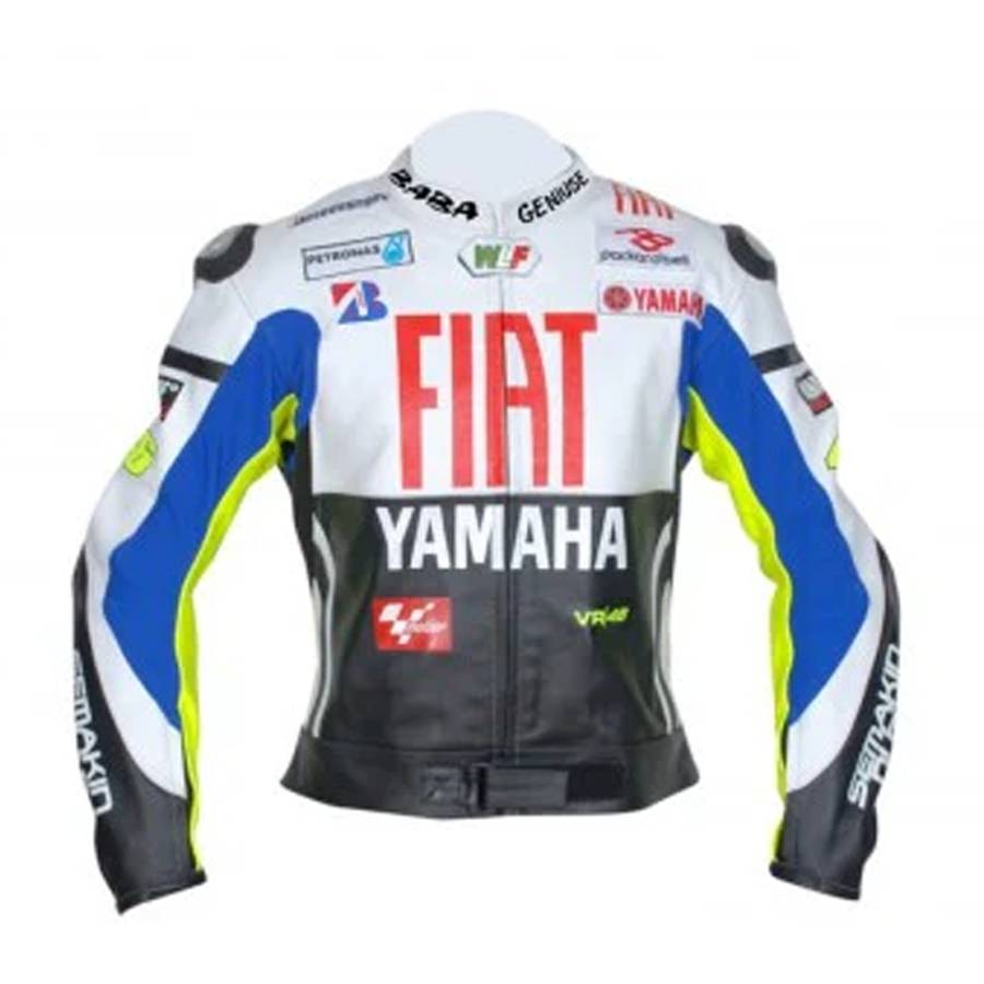 New Men BABA Genius Motorcycle MotoGP Leather Biker Jacket with Multi-Colors