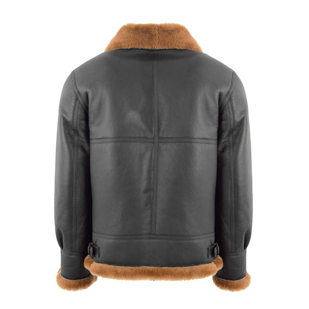 Men's Bomber Aiator B3 Classic RAF brown Leather Jacket